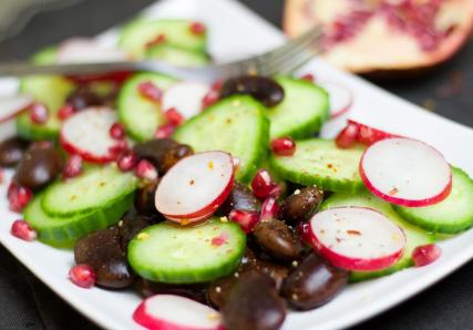 Salade Fèves Radis Concombre